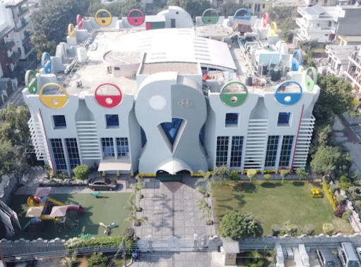 the school campus of MRIS, sector 21c,Faridabad